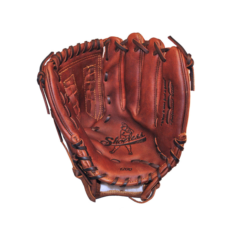 Shoeless Joe Gloves 12-Inch Basket Weave Web Professional Series Baseball Glove, Ages 11 to Adult