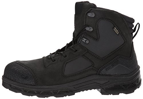 Irish Setter, Kasota, Men’s, 6", Waterproof, Non-Metallic Safety Toe, Work Boot, Black, 12 D (Medium)