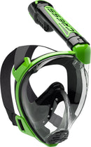 Cressi Adult Snorkeling Full Face Mask | Wide Clear View, Anti-Fog System | Duke Dry