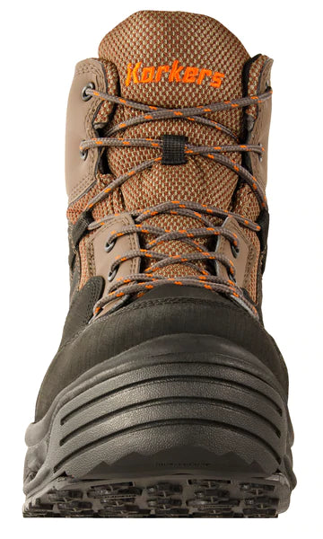 Korkers Buckskin Men's Wading Boots - Durable and Non-Corrosive - Includes Interchangeable Felt & Kling-On Soles