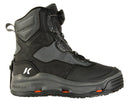 Korkers Darkhorse w/Felt & Kling-On Soles - Black/Gunmetal