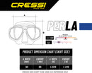 Cressi Adult Snorkeling Set | Mask & Snorkel | Premium Comfortable Silicone Mask | Dry Top Snorkel