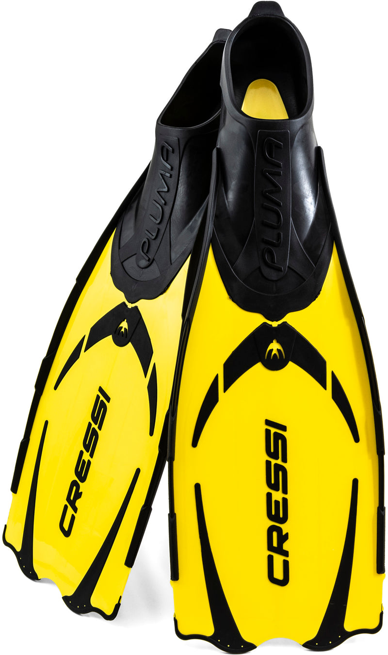 Cressi Adult Snorkeling Full Foot Pocket Fins Made with Advanced Technology - Pluma