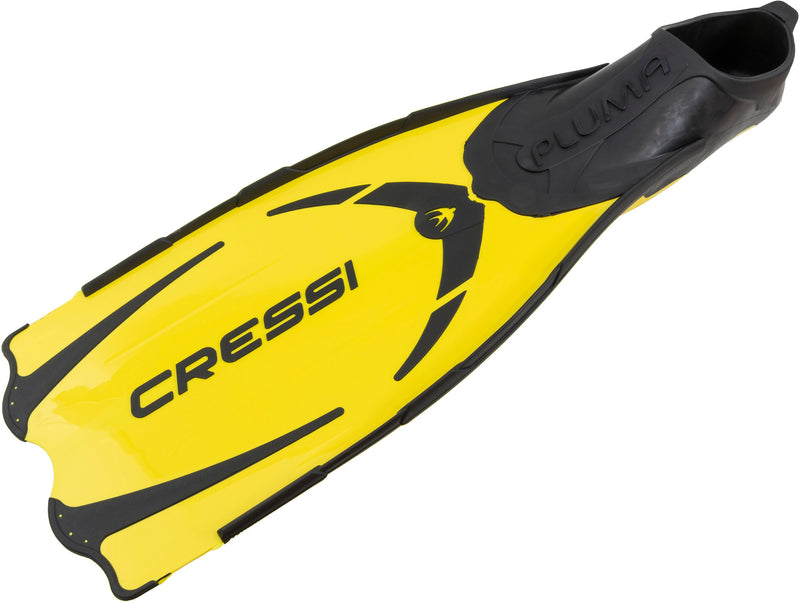 Cressi Adult Snorkeling Full Foot Pocket Fins Made with Advanced Technology - Pluma
