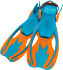Cressi Junior Snorkeling Kit for Kids Ages 3 to 8 - Mask + Dry Snorkel + Adjustable Fins + Net Bag - Rocks Kids Set