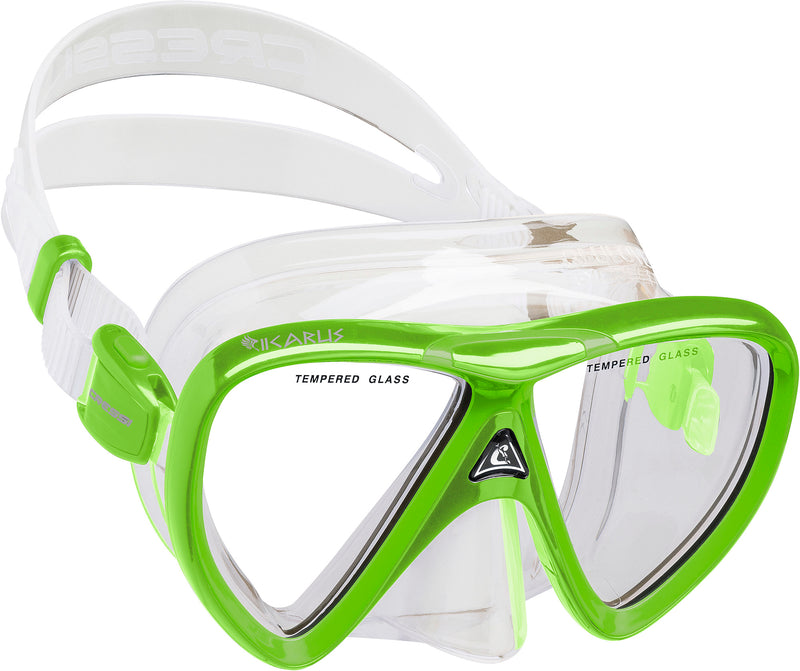Cressi Adult Complete Snorkeling Set (Mask, Dry Snorkel, Adjustable Fins) - Lightweight Traveling Equipment - Tonga Pro Dry Set: Designed in Italy
