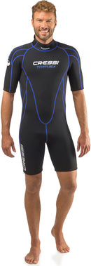Cressi Shorty Men's Wetsuit for Water Activities - Tortuga 2.5mm Premium Neoprene