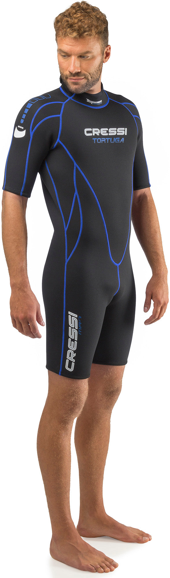Cressi Shorty Men's Wetsuit for Water Activities - Tortuga 2.5mm Premium Neoprene