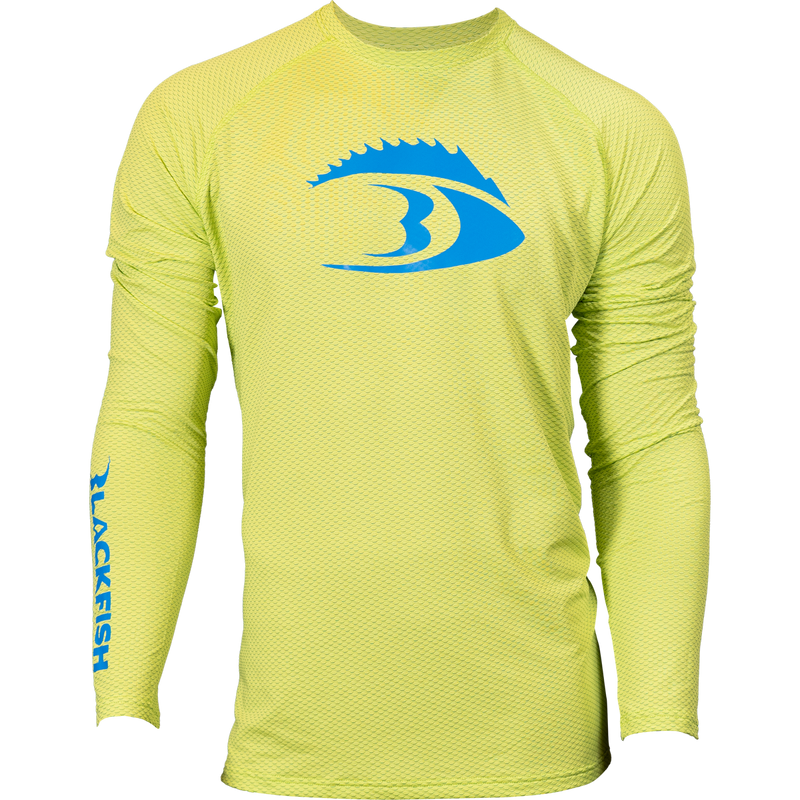 BLACKFISH CoolTech UPF Angler Long Sleeve Shirt - Fin Logo