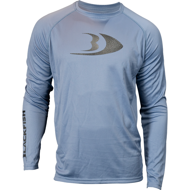 BLACKFISH CoolTech UPF Guide Long Sleeve Shirt, Splash Logo