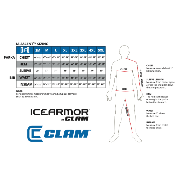 ICEARMOR by Clam Ascent Float Parka