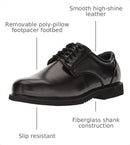 Thorogood Uniform Classics Oxford Dress Shoes for Men Featuring High-Shine Leather, Removable EVA Comfort Insole, and Slip-Resistant Blown Rubber Outsole
