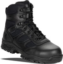 Thorogood Deuce 6” Waterproof Side-Zip Black Tactical Boots for Men and Women with Full-Grain Leather, Soft Toe, and Slip-Resistant Outsole; BBP & EH Rated