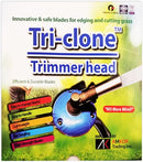 Tri-clone Trimmer Head Metal Blade Weed Wacker and Brush Cutter Attachment | Compatible with Most Straight Shaft String Trimmers