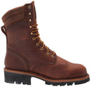 Thorogood Logger Series 9” Waterproof Insulated Steel Toe Work Boots for Men - Premium Leather with 400g Thinsulate and Vibram Slip-Resistant Heel Outsole