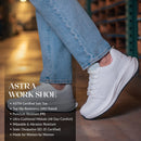 Xena Workwear Astra Women's Soft Toe Athletic Safety Work Shoes