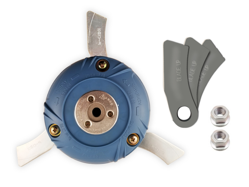 Tri-clone Trimmer Head Bundle with Tri-clone Replacement Blades