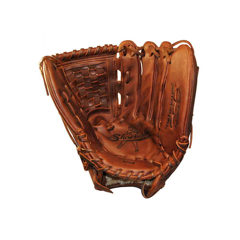 Shoeless Joe Gloves 12 1/2-Inch Basket Weave Web Professional Series Baseball Glove, Ages 11 to Adult
