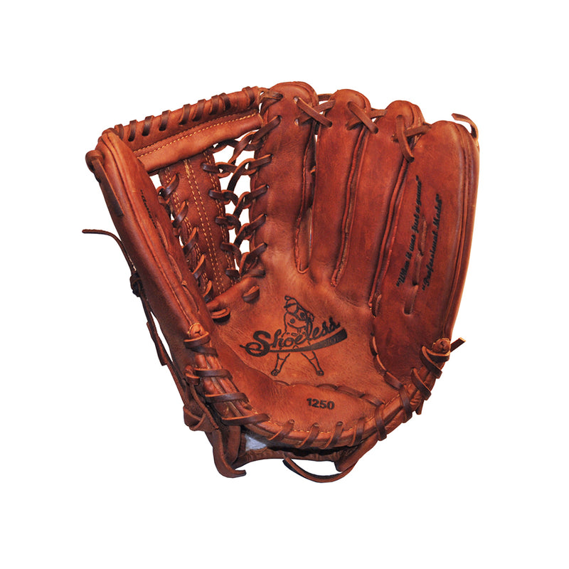 Shoeless Joe Gloves 12 1/2-Inch Modified Trap Professional Series Baseball Glove, Ages 11+