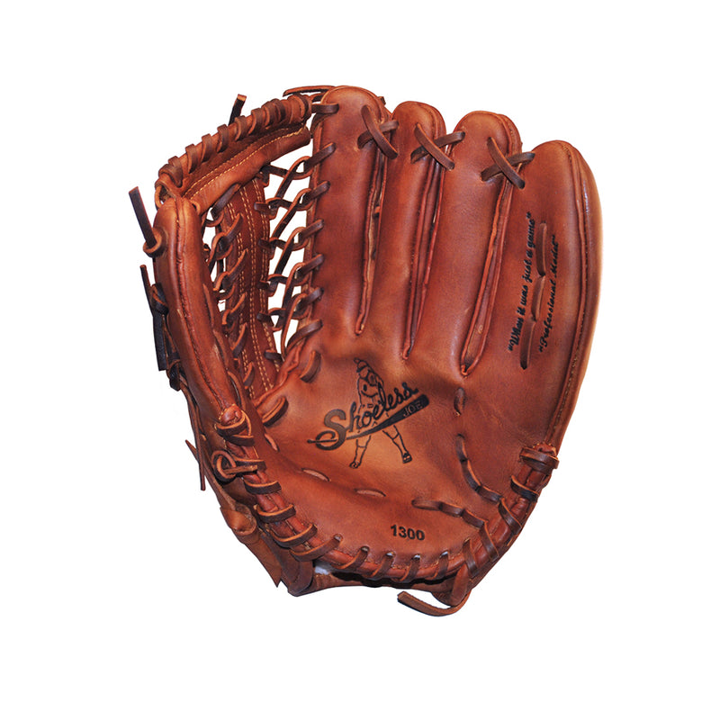 Shoeless Joe Gloves 13-Inch Modified Trap Professional Series Baseball Glove, Ages 13 to Adult