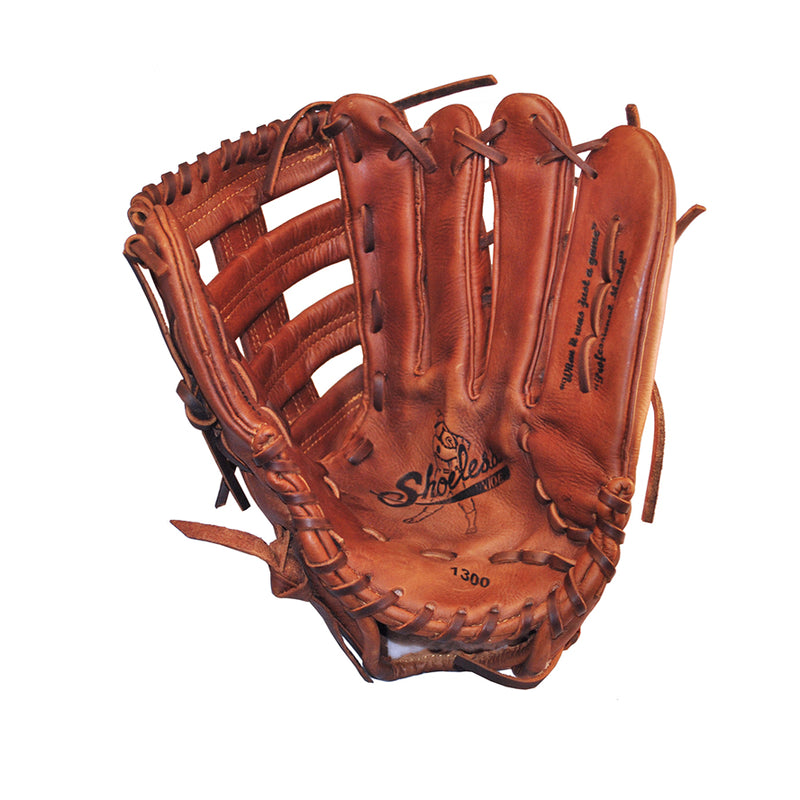 Shoeless Joe Gloves 13-Inch Single Bar Pocket Professional Series Baseball Glove, Ages 13 to Adult