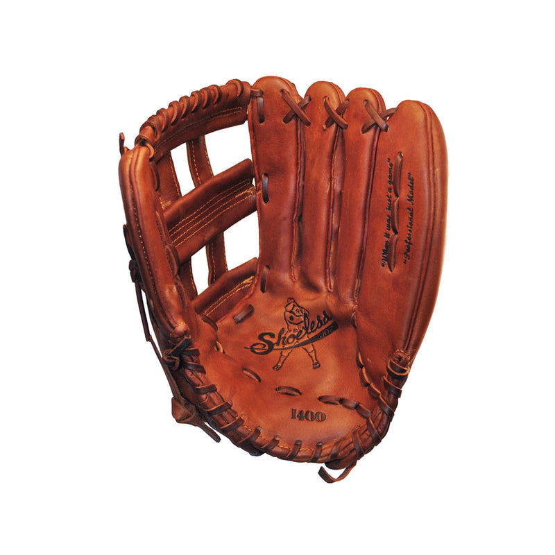Shoeless Joe Gloves Men's 14-Inch H-Web Professional Series Softball Glove