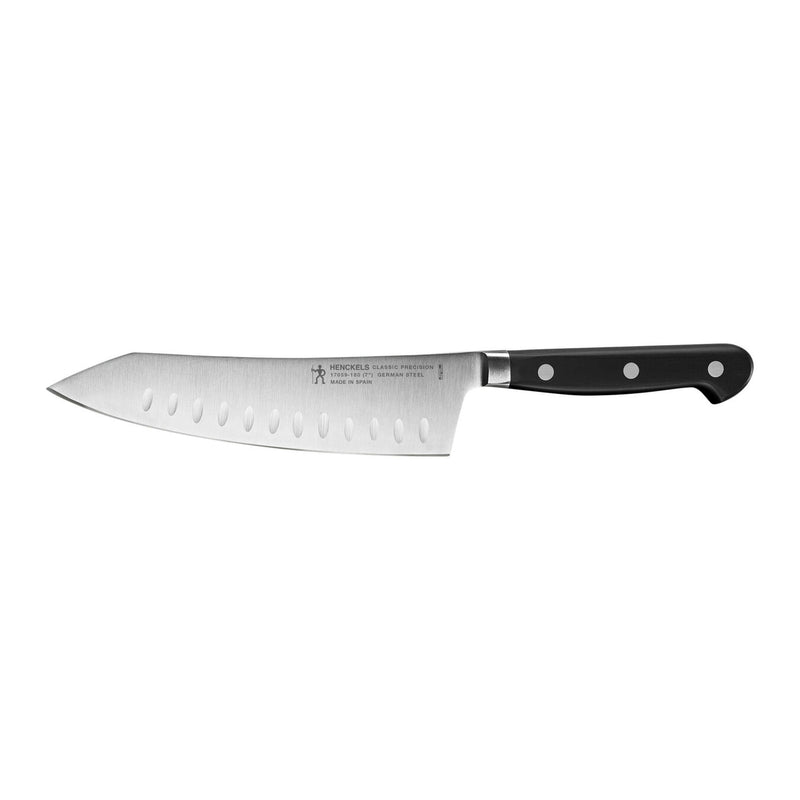 Henckels Classic Precision 7-inch Hollow Edge Rocking Santoku Knife