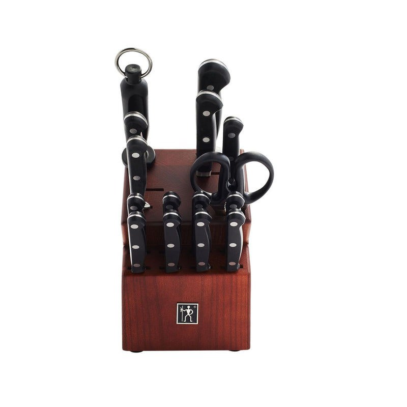 HENCKELS Classic Precision 16-Piece Kitchen Knife Set with Block, Chef Knife, Steak Knife Set