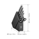 J.A. Henckels International Modernist 6-pc Studio Knife Block Set