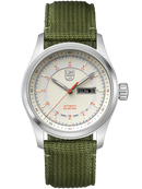 Luminox Men's Watch Atacama Field Automatic 1907.NF: 44mm Stainless Steel Case Green Webbing Strap 200 M Water Resistant