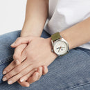 Luminox Men's Watch Atacama Field Automatic 1907.NF: 44mm Stainless Steel Case Green Webbing Strap 200 M Water Resistant