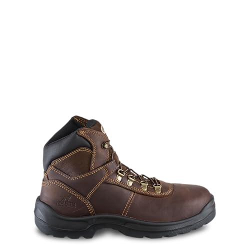 Irish Setter, Ely, Men's, 6", Steel Safety Toe, Work Boot, Brown, 11.5 D (Medium)