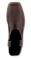 Irish Setter, Marshall, Men’s, 11", Waterproof, Steel Safety Toe, Pull-On Work Boot, Brown/Olive, 13 EE (Wide)