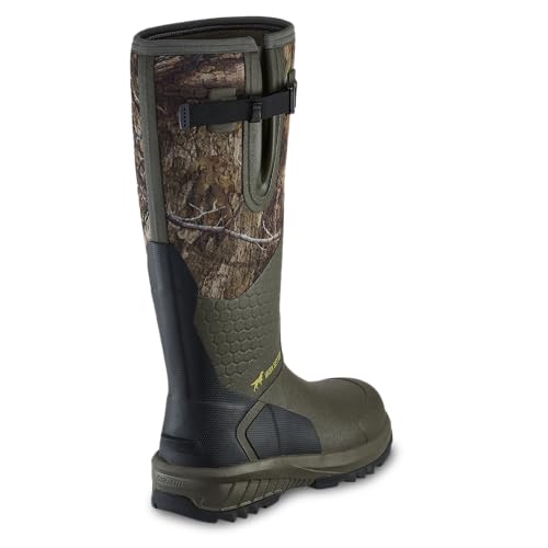 Irish Setter, MudTrek, Unisex, 17", Waterproof, Adjustable Full Fit, Hunting Boot, Mossy Oak Country DNA, 4 E (Wide)