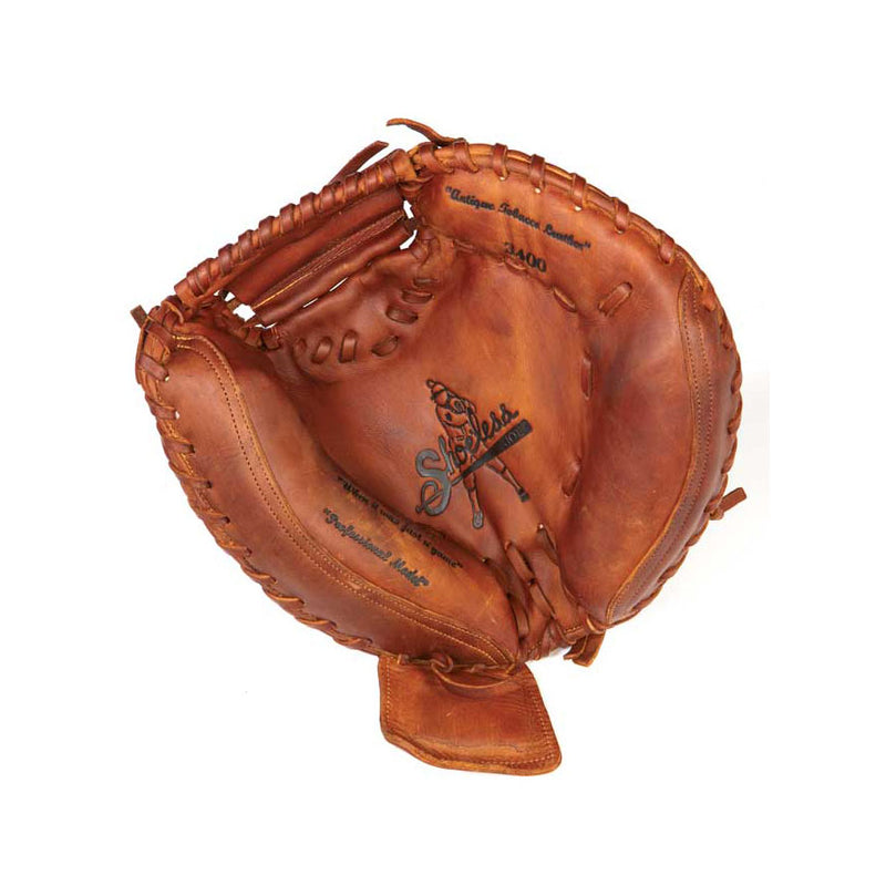 Shoeless Joe Gloves 34-Inch Catcher’s Mitt Professional Series Baseball Glove, Ages 12 to Adult
