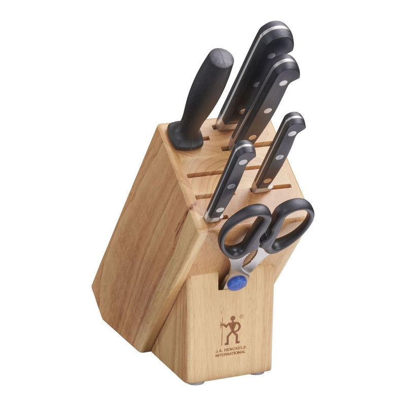 HENCKELS CLASSIC Knife Block Set, 7 Piece - Black