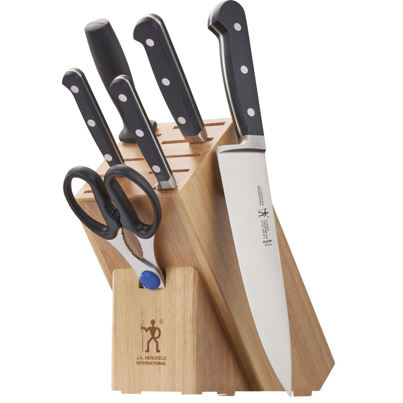 HENCKELS CLASSIC Knife Block Set, 7 Piece - Black