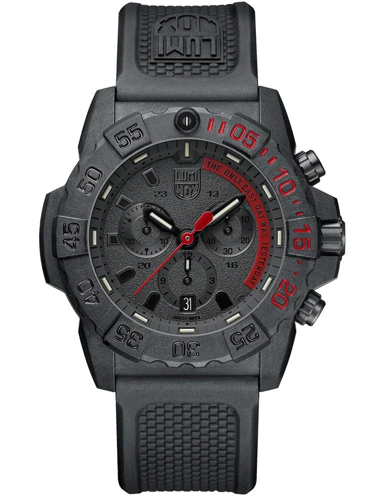 Luminox Navy SEAL Chronograph - 3581.EY Military Dive Watch - 45mm