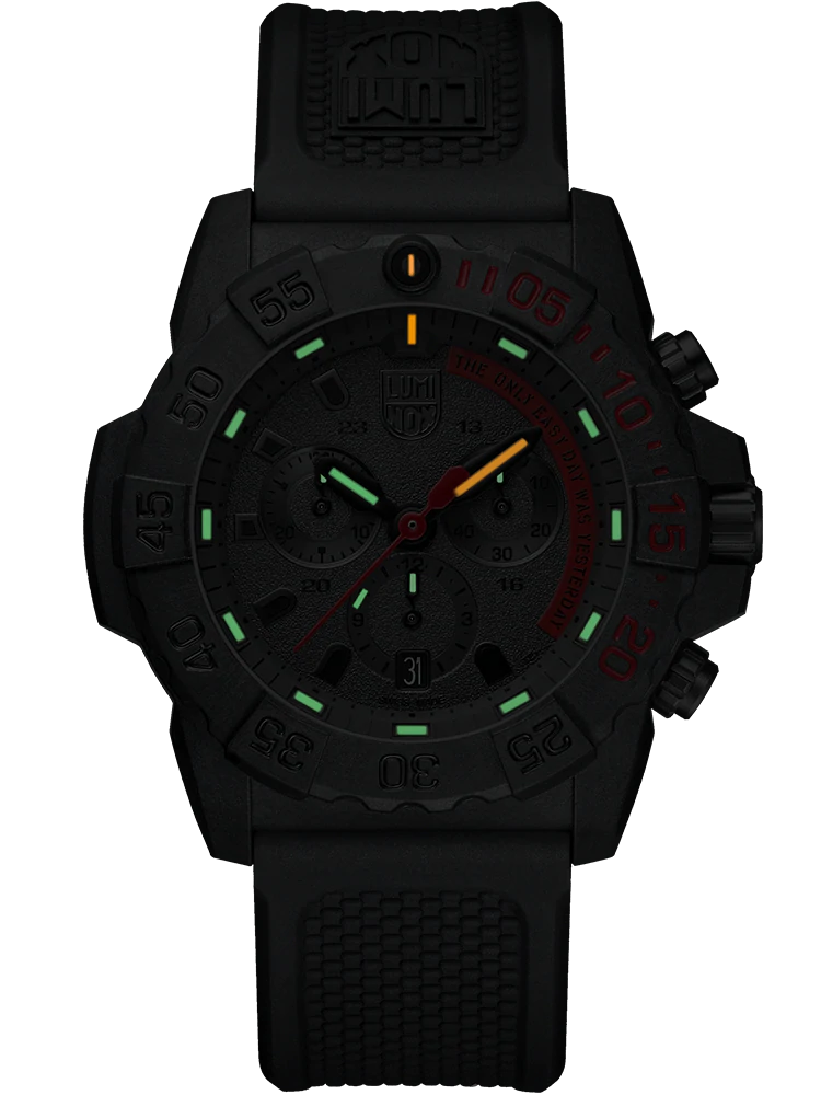 Luminox Navy SEAL Chronograph - 3581.EY Military Dive Watch - 45mm