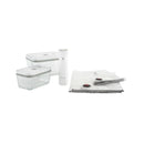ZWILLING Fresh & Save 7-pc Vacuum Sealer Machine Starter Set, Sous Vide Bags, Meal prep, Airtight Food Storage Containers, Glass