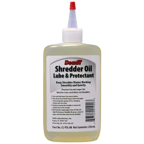 CAIG Labs., DeoxIT Shredder Oil, Lube & Protectant, 236 mL, Pack of 1
