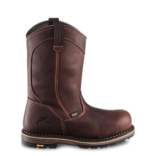 Irish Setter, Edgerton, Men's, 11", Waterproof, Non-Metallic Safety Toe, Work Boot, Brown
