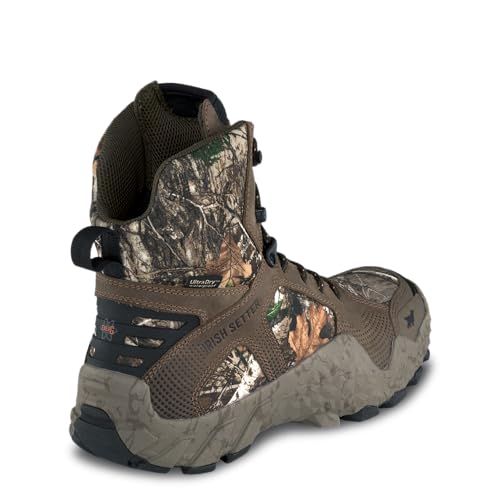 Irish Setter, VaprTrek, Men’s, 8", Waterproof, Hunting Boot, Realtree Edge