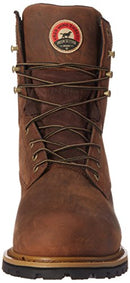 Irish Setter, Mesabi, Men’s, 8", Waterproof, Insulated 600g, Steel Safety Toe, Logger Boot, Brown