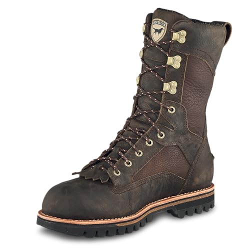 Irish Setter, Elk Tracker, Men’s, 12", Waterproof, Insulated 200g, Hunting Boot, Brown