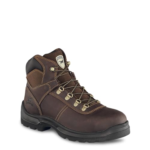 Irish Setter, Ely, Men's, 6", Steel Safety Toe, Work Boot, Brown, 11.5 D (Medium)