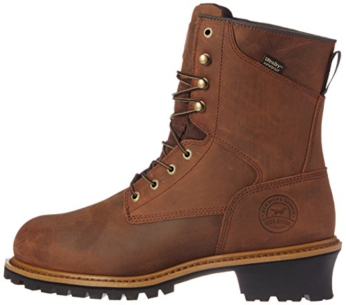 Irish Setter, Mesabi, Men’s, 8", Waterproof, Insulated 600g, Steel Safety Toe, Logger Boot, Brown