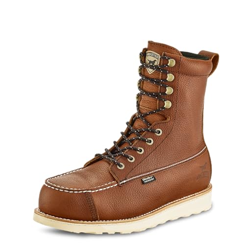 Irish Setter, Wingshooter ST, Men's, 8", Waterproof, Non-Metallic Safety Toe, Work Boot, Amber