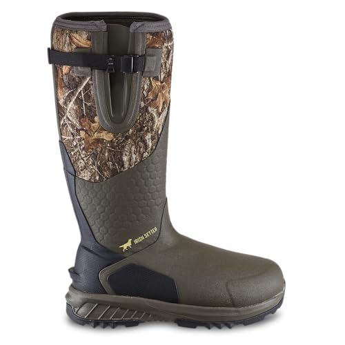 Irish Setter, MudTrek, Unisex, 17", Waterproof, Insulated 800g, Adjustable Full Fit, Hunting Boot, Realtree Edge, 7 E (Wide)