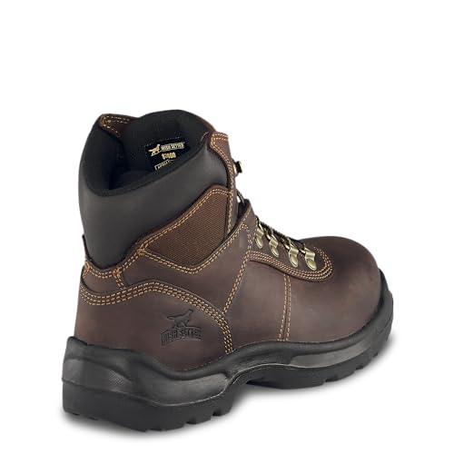 Irish Setter, Ely, Men's, 6", Steel Safety Toe, Work Boot, Brown, 11.5 D (Medium)